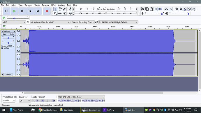 Evil Deer Spectrogram