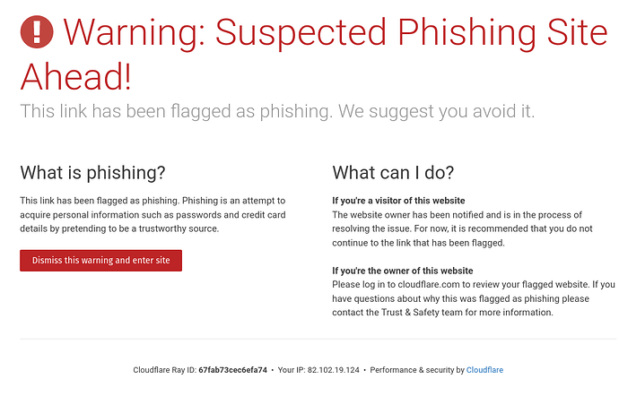 Screenshot 2021-08-16 at 14-38-46 Suspected phishing site Cloudflare