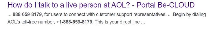 AOL Scam