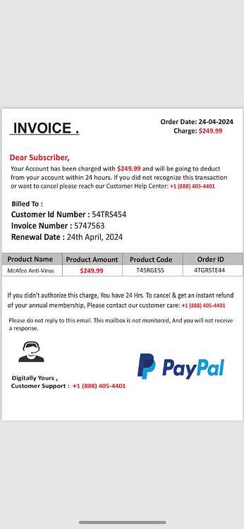 McAfee Scam
