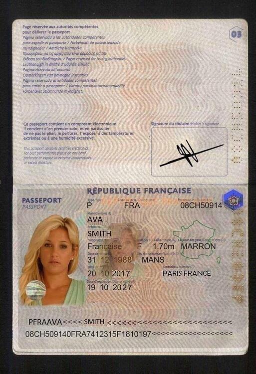 DR AVA SMITH INTERNATIONAL PASSPORT