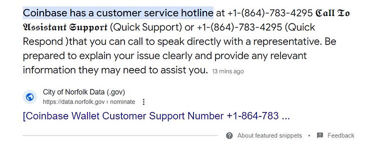 Coinbase Scammer