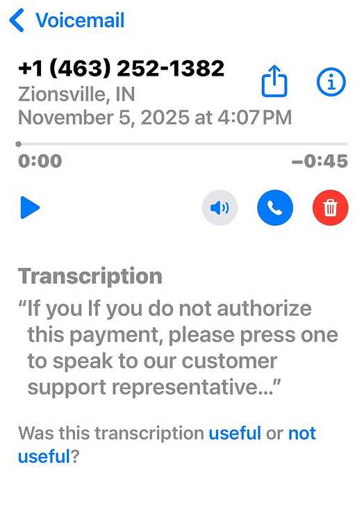 I phone Refund scam 11 05 2025