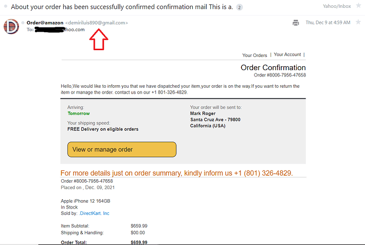 fake amazon