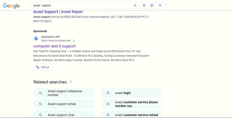 avast Scam