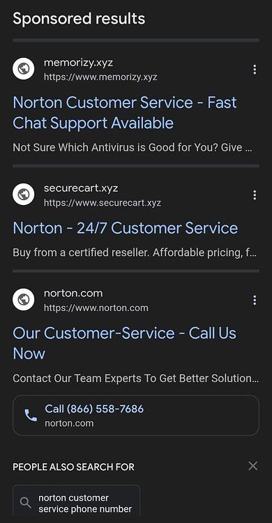 norton scam all
