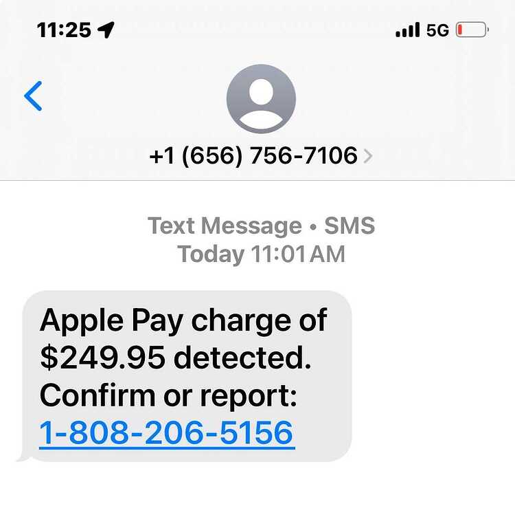 Apple Pay Scam