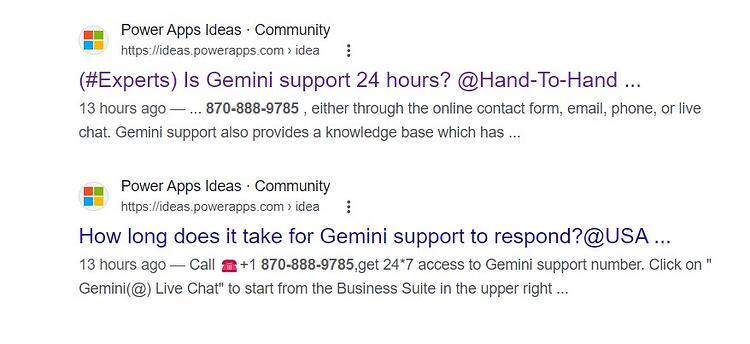 Gemini Scam