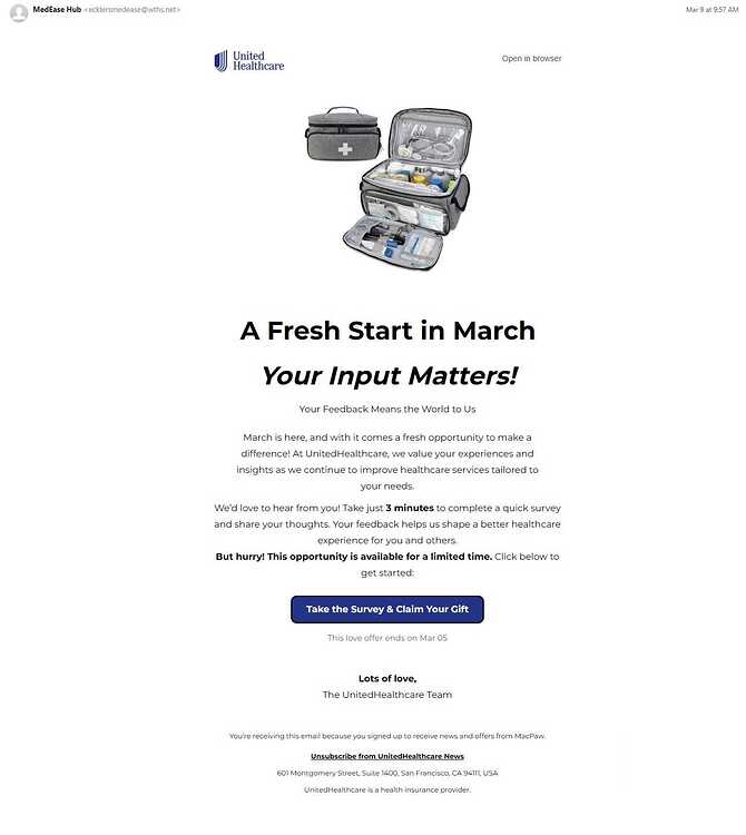 UNITED HEALTHCARE 03 09 25