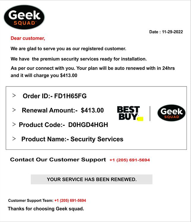 RENEWAL ORDER ID3827423