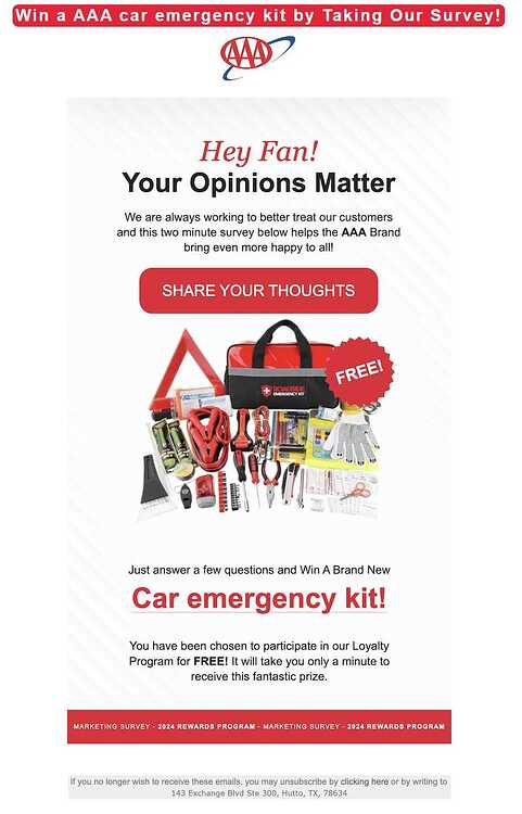 AAA Gift Scam