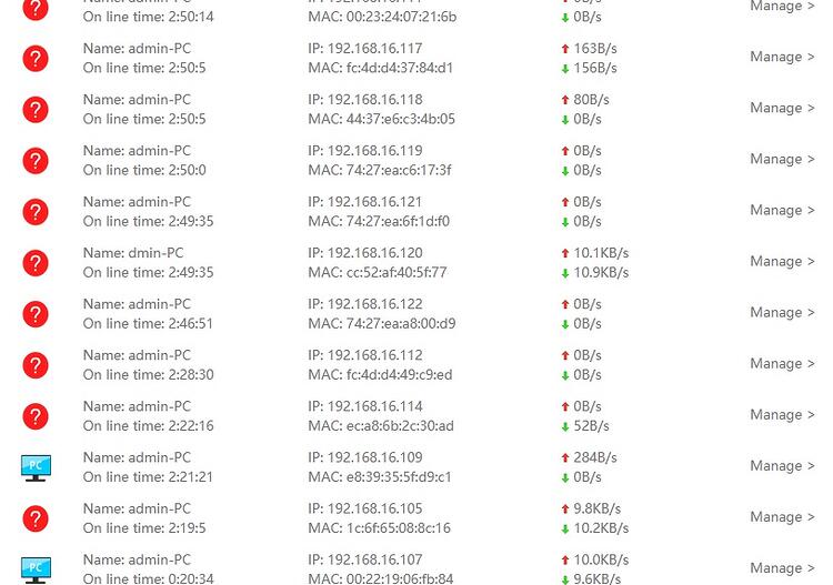 device list 2