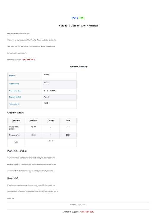 Paypal scam