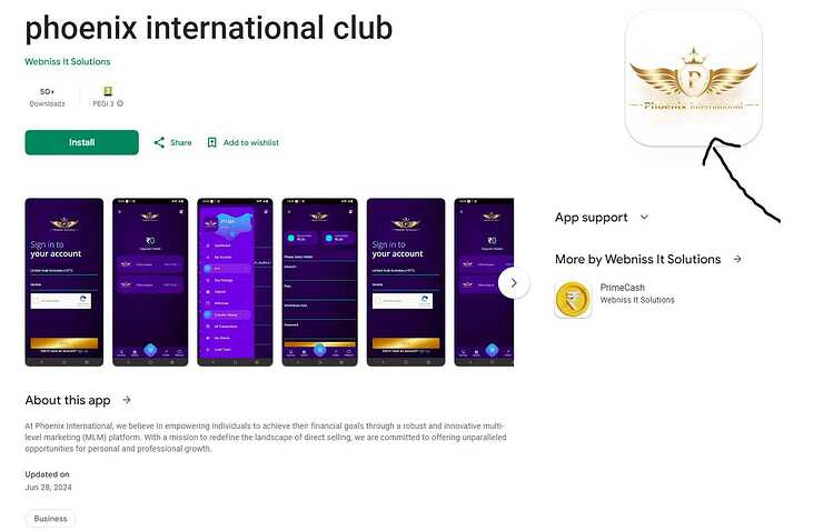 phoenix international club screenshot