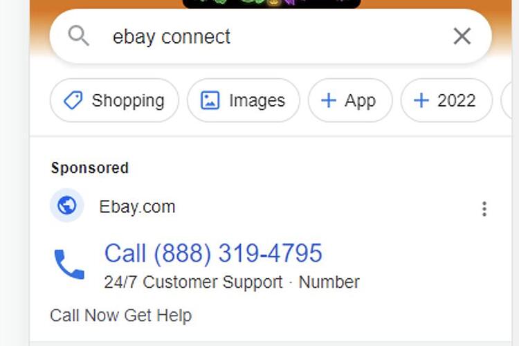 new ebay scam