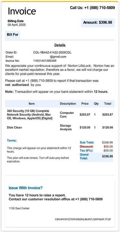 NORTON LIFELOCK SCAM 04 09 25
