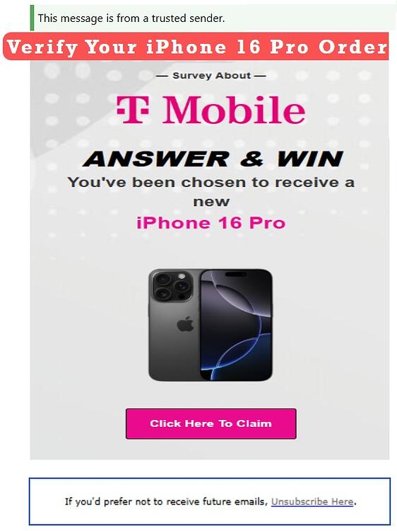 T MOBILE SCAM