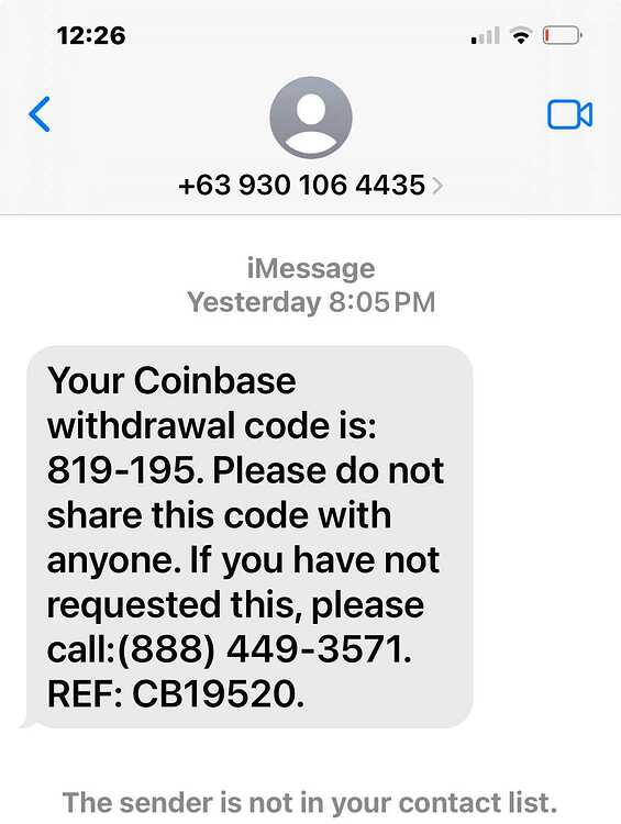 COINBASE SCAM 10 17 2025
