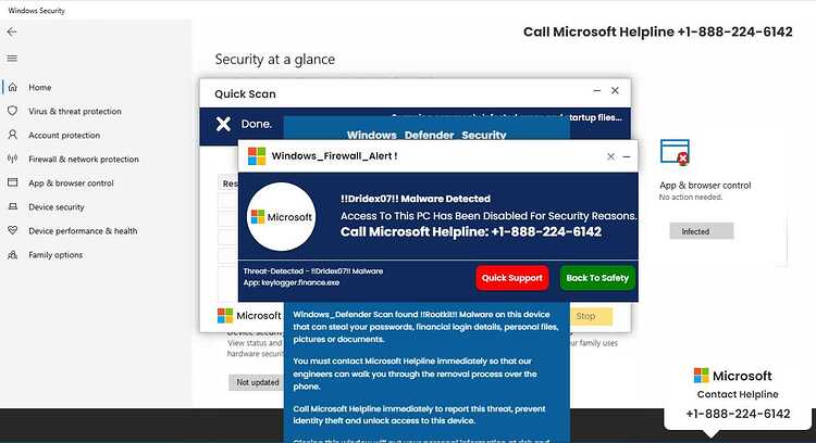 Microsoft Popup Scam