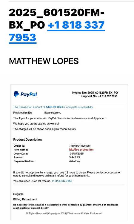 PAYPAL MACAFEE SCAM 09 15 2025 A