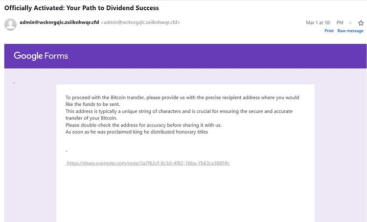 BITCOIN SCAM 03 01 25