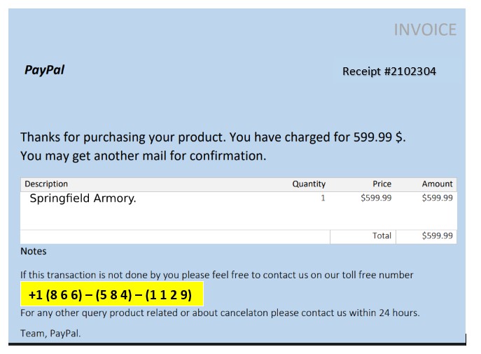 Invoice - PayPal