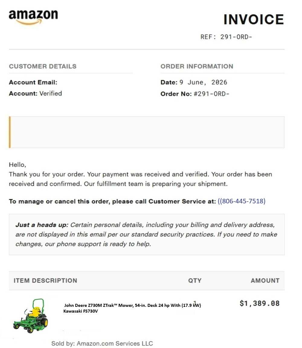 Amazon Invoice