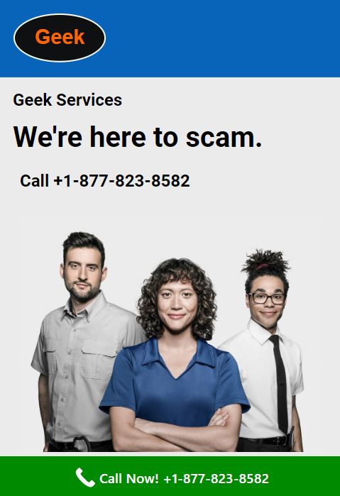 here to scam